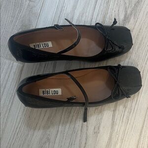 Bibi Lou Black Patent Leather Heels